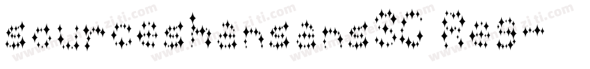 sourceshansansSC Reg字体转换